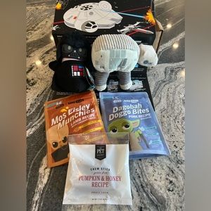 NWT Bark Box STAR WARS Dark Side Complete Box Imperial Vader Dog Toys Treats